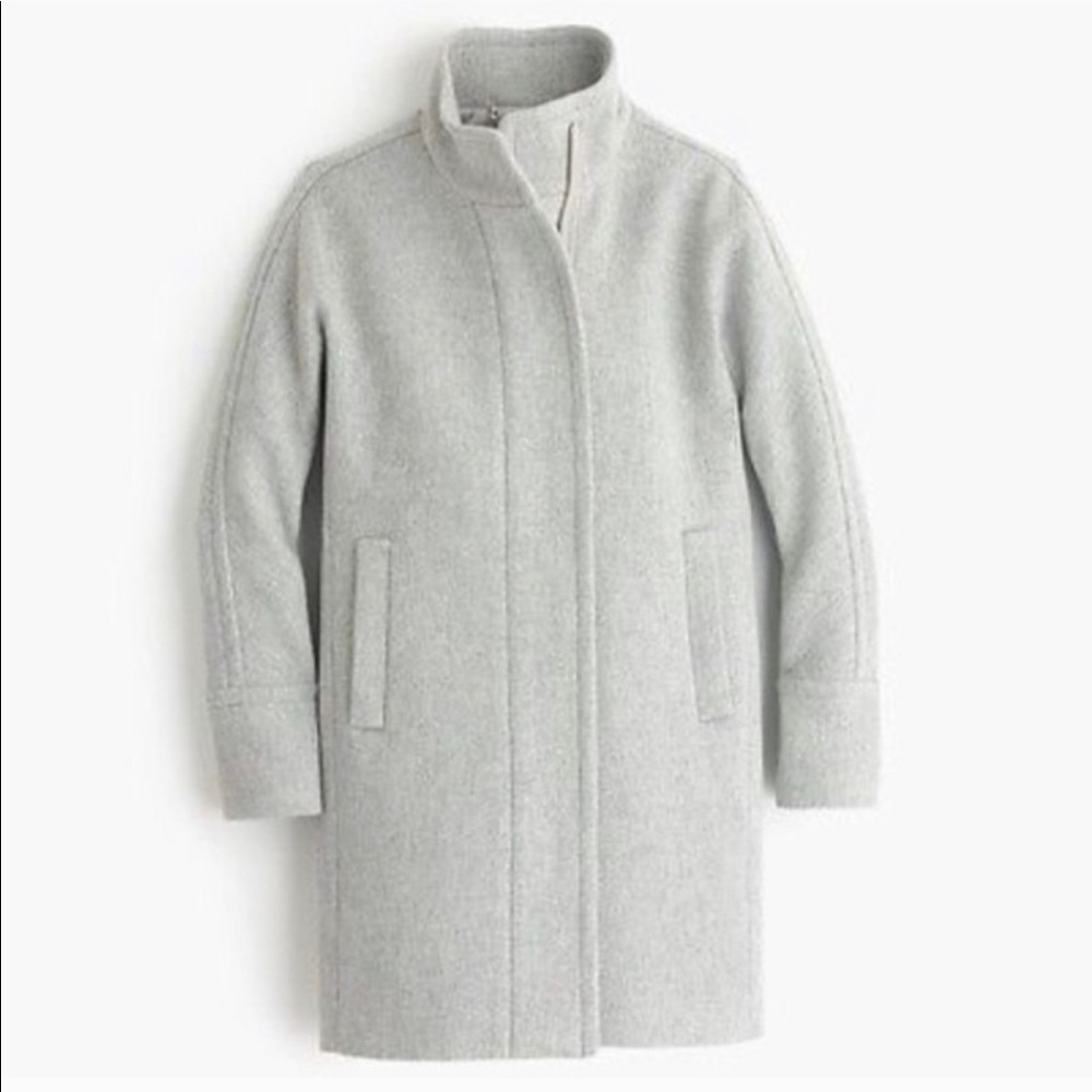 J. Crew stadium cloth Cocoon Coat, Gray, P0